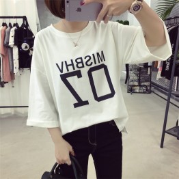 7055 # Korean alphabet printing student t shirt