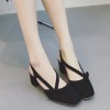 2017 new square head Korean version of shallow mouth bow Mary Jane shoes