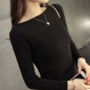 9627 Slim One-Piece Knit Shirt