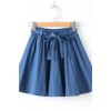 Real shot 703 # four seasons can wear a small female fresh denim skirt with A word skirt big skirt skirt