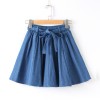 Real shot 703 # four seasons can wear a small female fresh denim skirt with A word skirt big skirt skirt