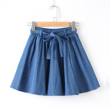 703 fresh A-line denim skirt