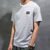 2001 Men's Summer Stripes Leisure Short Sleeve T-Shirt