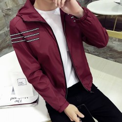 703 men's baseball collar trend Korean casual jacket 