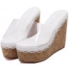 Korean fashion wedge heel slipper