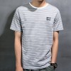 Short Sleeve T-Shirt Men's Summer New Sea Soul Shirt Men's Half Sleeve Touching Stripes Leisure Young Students 2001 #