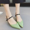 2017 new female summer Mary Jane shoes pointed-toe high heels