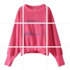 558 lovers autumn loose letter embroidery sweatshirt