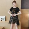 5085 # round neck pregnant women dress