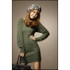 6489 Korean fashion twist braid V-neck long sweater