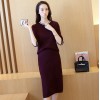 Real shot new sweater two - piece suit dress women fashion autumn and winter long - sleeved sweater tide 725