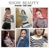 【5007】 spot black and white stripes breastfeeding sweater autumn long-sleeved sweater feeding dessert shirt shirt