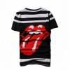 Summer fashion trend big mouth Simpson printing men short sleeve T shirt