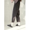 0212  leisure wide leg  suspender jeans