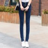 Real shot 2011 autumn and winter high waist large size jeans women's elastic wild self-repair pants harem pants Korean loose waist