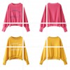 Fairy pocket YB sweater lovers autumn 2017 new loose letter embroidery sets of sweater women