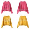 558 lovers autumn loose letter embroidery sweatshirt