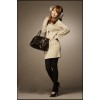 6489 Korean fashion twist braid V-neck long sweater