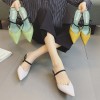 Out of the slippers female summer fashion wear personality lovely wild with the fine with the Korean tip pointed Baotou cooler shoes