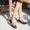 Mary Jane shoes Korean version of the word buckle Baotou sandals female summer single shoes