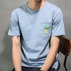 2017 summer new port wind t-shirt male short-sleeved Korean version of the trend of personality personality loose clothes men 1010
