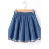 705 preppy style sweet half denim skirt