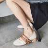 Mary Jane shoes Korean version of the word buckle Baotou sandals female summer single shoes