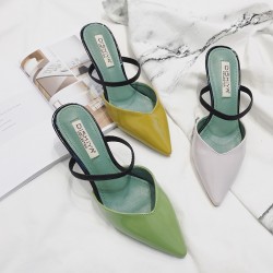 Summer fashion personality lovely pointed-toe slipper