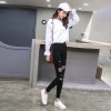 1673 real shot in the spring of the new outside wear elastic hole plus nine points underwear pants female Korean pencil pencil pants