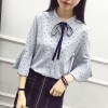 3715 short-sleeved chiffon shirt