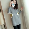 603 2017 autumn new women long knitted sweater