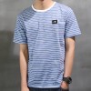 Short Sleeve T-Shirt Men's Summer New Sea Soul Shirt Men's Half Sleeve Touching Stripes Leisure Young Students 2001 #