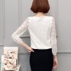 1705 Slim long sleeve V-neck fashion loose waist shirt 