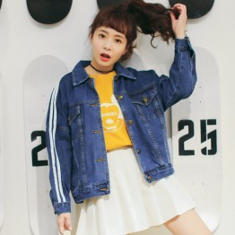 8897 new  2017 loose denim jacket