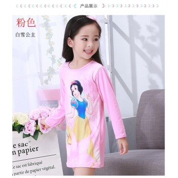 spring and autumn baby children's clothing girls long-sleeved sleep dress