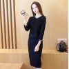 Real shot new sweater two - piece suit dress women fashion autumn and winter long - sleeved sweater tide 725