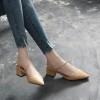 Summer thick heel pointed-toe girl's sandals