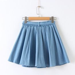 703 fresh A-line denim skirt