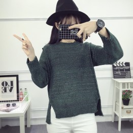 8986 autumn and winter Korean loose sweater