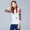 6615 new Women 's Letter Print Long Sleeve Sweatshirt