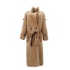 6633 Turkey Lamb Fur long coat  