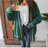 Korean fashion loose casual knit cardigan sweater coat