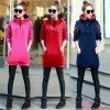 5502 # new thick in the long paragraph sweater national wind thicken plus large size women