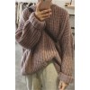 1966 Korean fashion retro hedging large size sweater