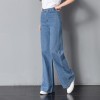 9906 retro simple big wide leg jeans