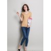 The summer of the new Korean women's sweater Slim thin short section of the semi-sleeved fashion wild t-shirt