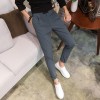 729 Imitation flax men's casual pants