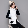 1645 women ball cotton down vest jacket