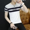 2017 new summer men's short-sleeved T-shirt round neck tattoo half-sleeved shirt shirt shirt 3036