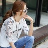 8010 Korean Style Long Sleeve Letter Print Tops